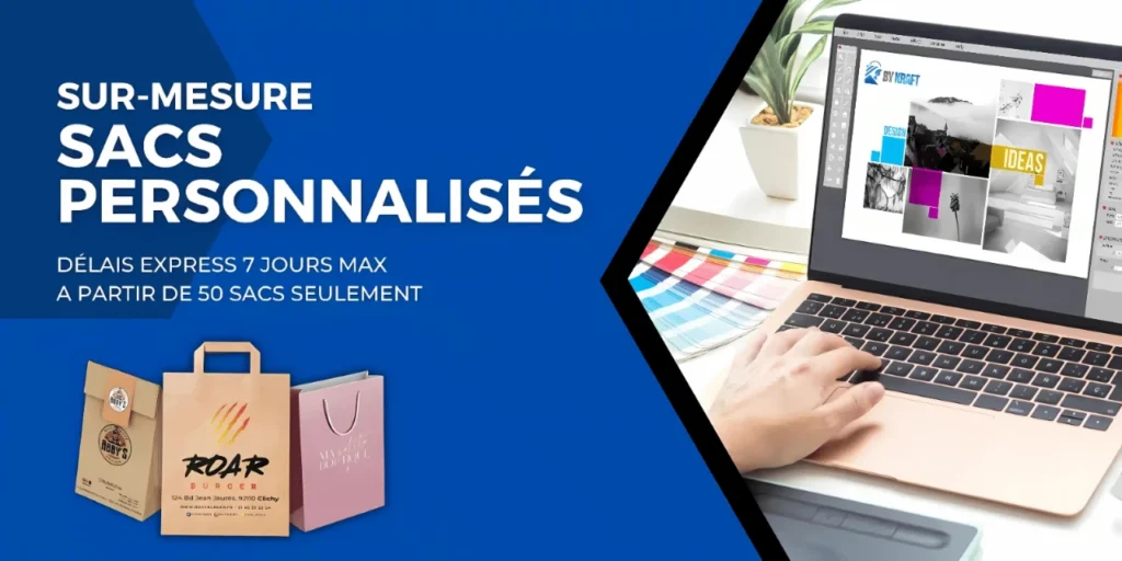 Sac kraft personnalisé fournisseur pour packaging écologique