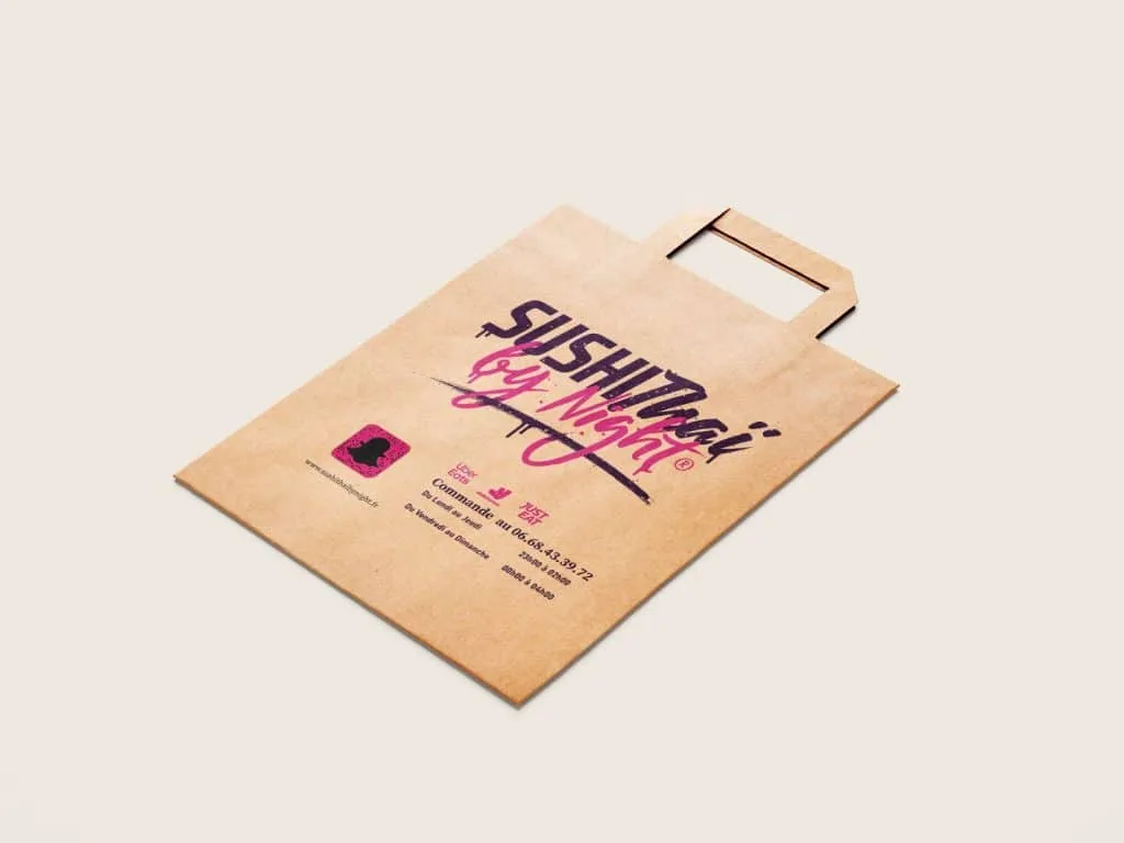 Grossiste emballage restauration personnalisable sac