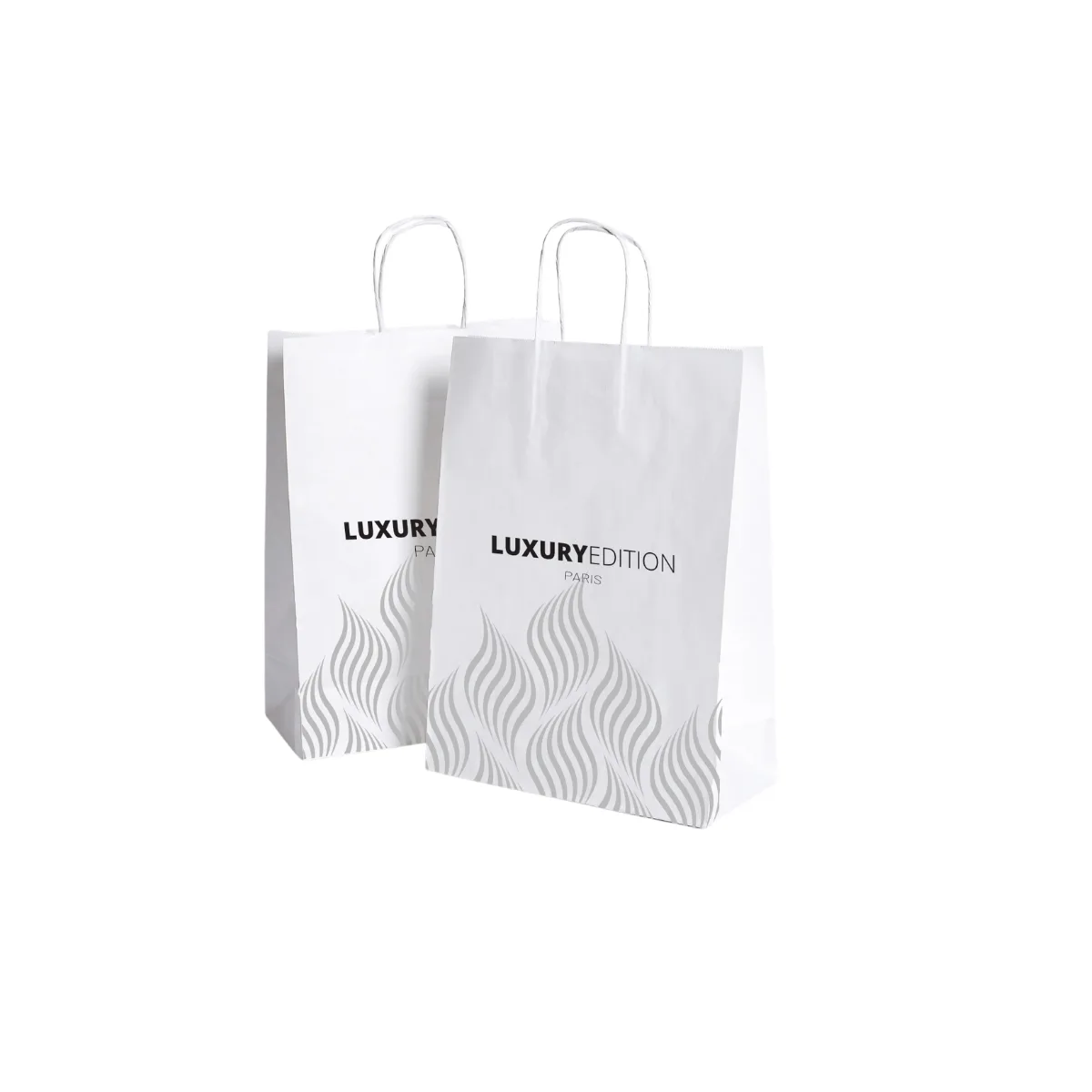 sac kraft parfum luxe poignées ficelle