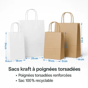 Sac Kraft personnalisable