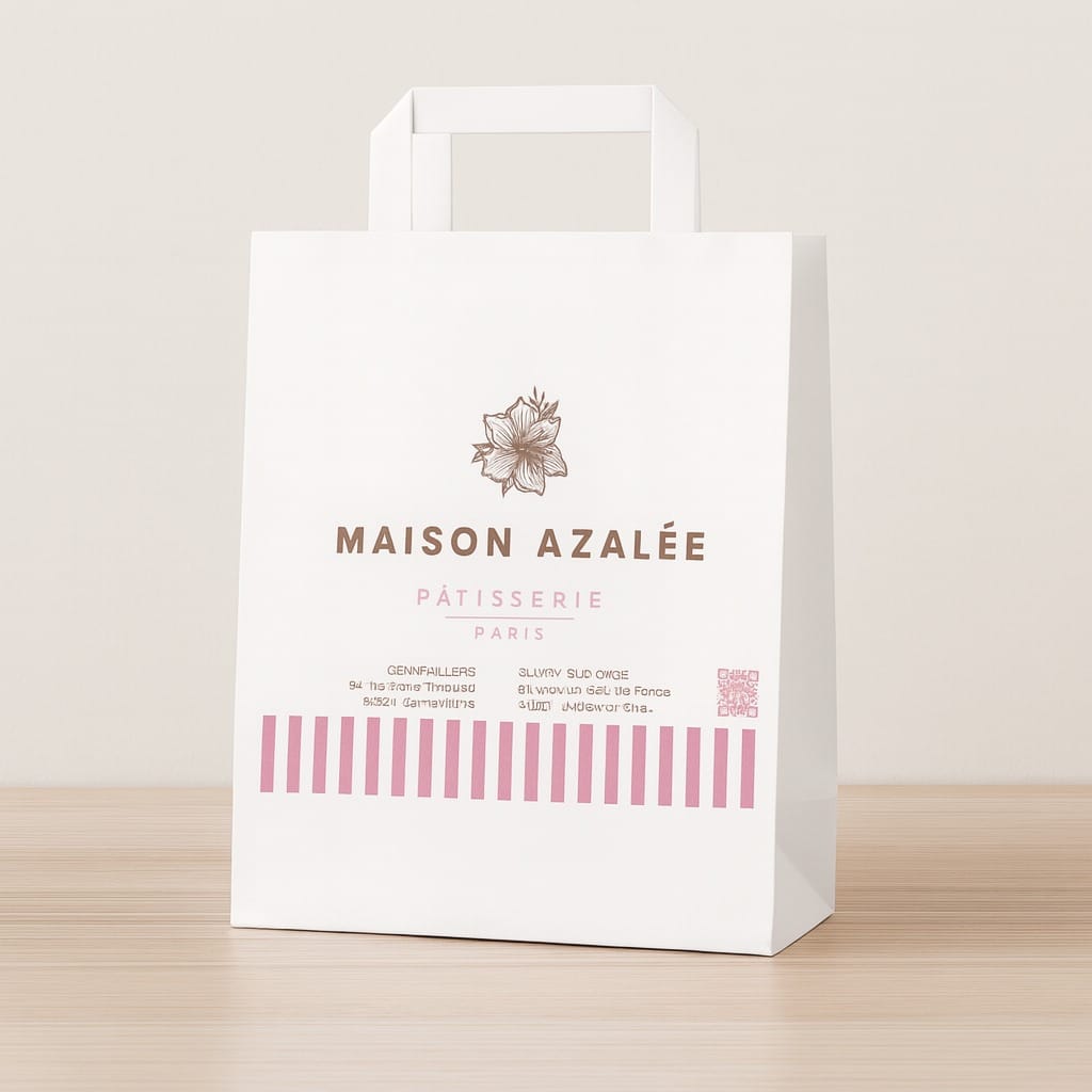 sac kraft personnalisée boutique