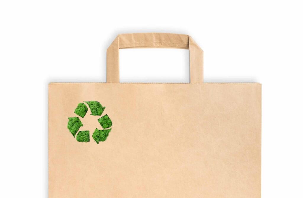 Sac kraft personnalisé en gros pour packaging boutique