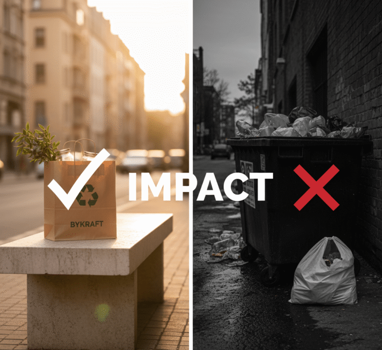 sac kraft , sac personnalisé