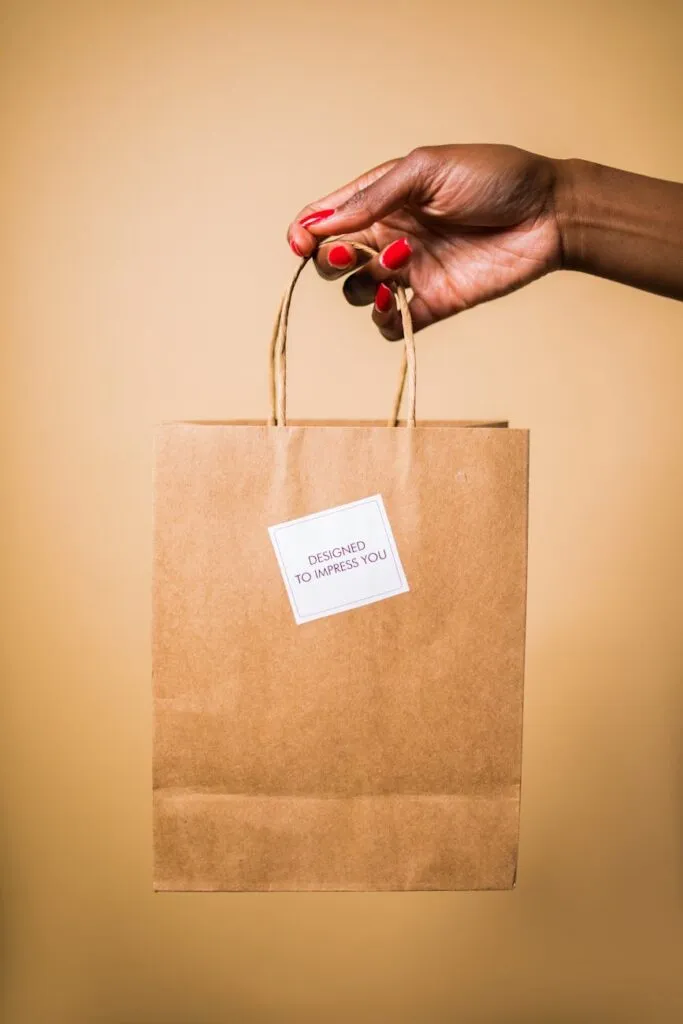 sac kraft personnalisé