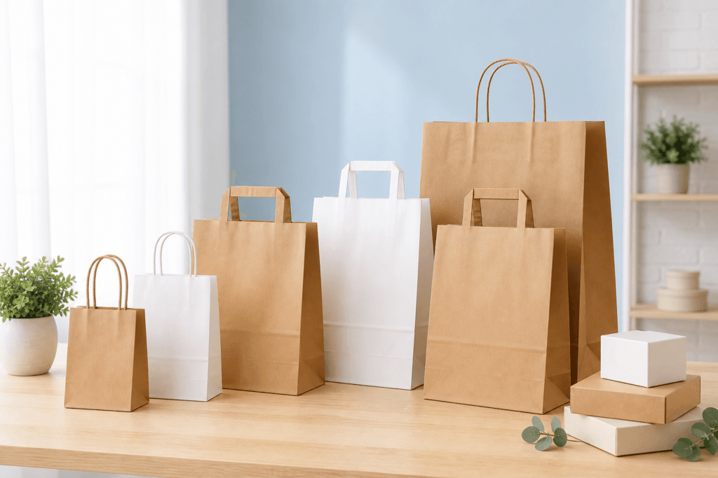 Sacs kraft et emballages alimentaires pour boutique et restauration